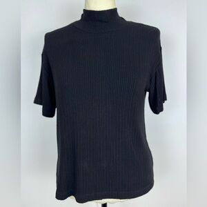 LNA
Ribbed Turtle Neck Top Short Sleeve